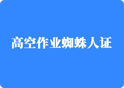 www.燥逼逼高空作业蜘蛛人证